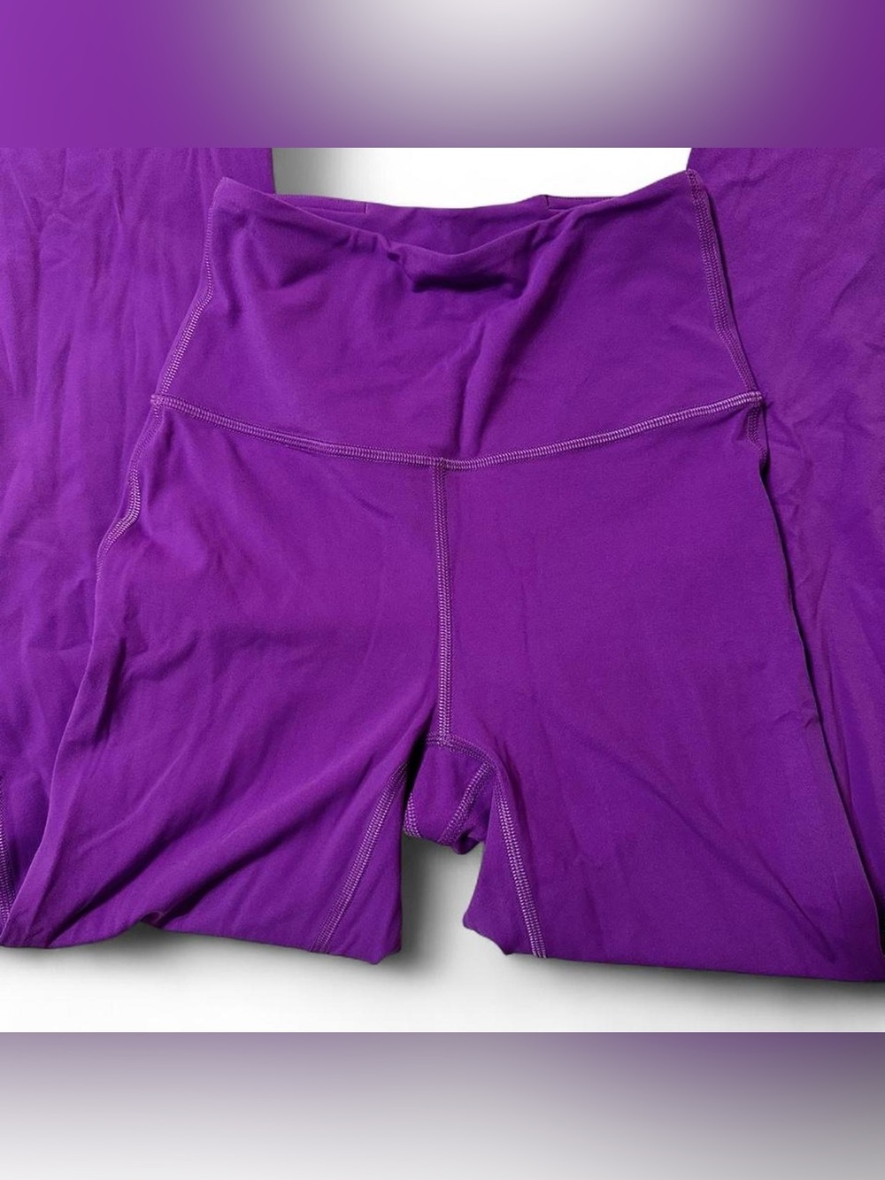 Lululemon groove super high-rise flared nulu leggings in moonlit magenta size 2 - Picture 3 of 6